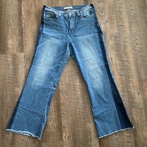 Flying Monkey cropped bell bottom jeans